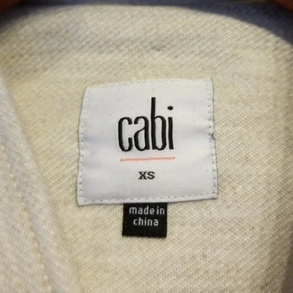 CAbi Cream Charlie Ponte Military Jacket - Picture 8 of 8